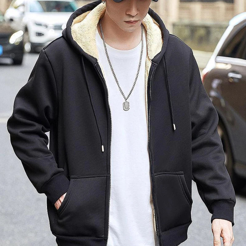 C.New S Winter Lambswool Coats Warm Thicken