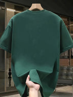 Men's 100% pure cotton fashionable casual loose