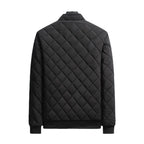 Autumn Winter Bomber Jacket Men Diamond